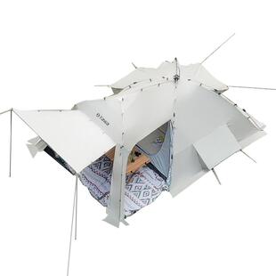 Tawa帐篷户外折叠便携式露营野外过夜自驾装备全套雪裙自动隧道帐