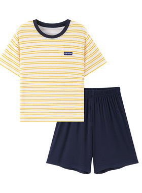 夏男童莫代尔家居服宽松薄款大童
