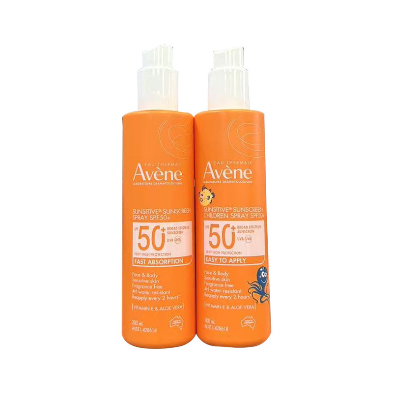 新西兰直邮 Avene雅漾高倍SPF50+清爽控油防晒乳200ml敏感肌可用