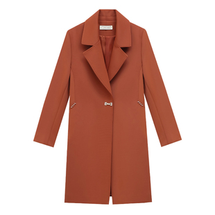 恒源祥集团彩羊妈妈春装外套阔太太风衣女中长款2026新款春秋女装