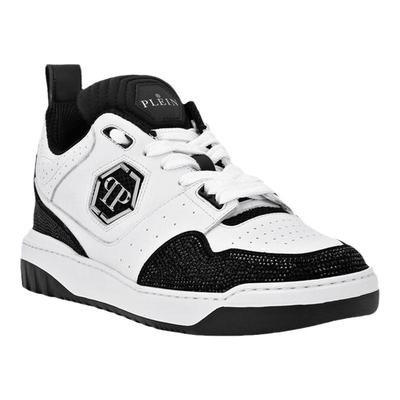 PhilippPlein/菲利普普兰男士运动休闲鞋混合皮革低帮水钻新款