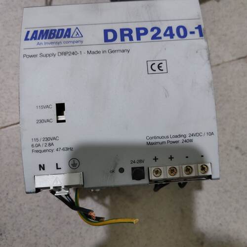 溢价-德国LAMBDA DRP240-1开关电源，24VDC输