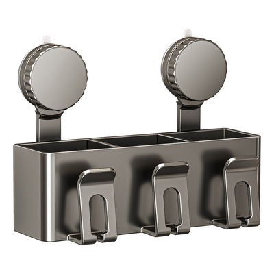 【一吸即用】吸盘牙刷牙膏置物架