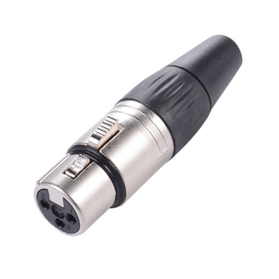 甬声三芯卡侬公母插头REAN音频平衡XLR纽崔克卡农龙137N话筒线麦