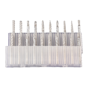 旋转锉硬质合金磨头3mm木工雕刻钨钢铣刀套装金属打磨工具电钻头