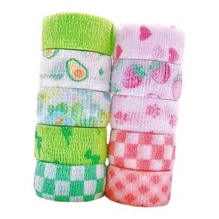 写字护指绷带学生高颜值ins风可爱防起茧防磨纯色自粘绑手指绷带