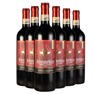 口粮红酒智利原瓶进口富隆胜卡罗酿酒师赤霞珠红葡萄酒750ml 12支