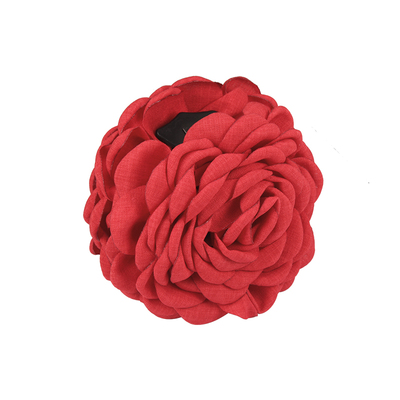 peachtea红色玫瑰花抓夹