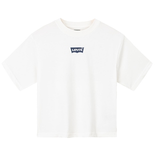 【凉感透气】Levis李维斯儿童男童短袖T恤2025夏季新款运动上衣女