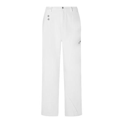 复古水洗宽松直筒牛仔裤