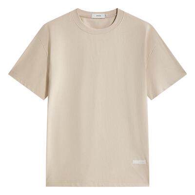 【凉感抗菌】ZIOZIA通勤男装25夏宽松基础百搭4色短袖T恤TTEE2612