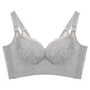 奥维丝丽康缇体雕爆款内衣女上托提拉收副乳软钢圈调整型蕾丝文胸