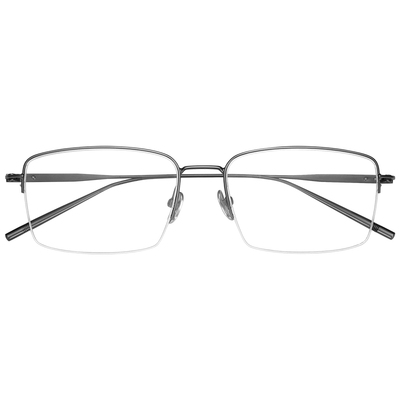 2025新款半框眼镜男士超轻钛架