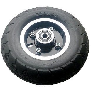 电动滑板车轮胎200x50内胎外胎防爆轮胎8寸10寸内胎免充气实心胎