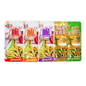 艾妍麻酱魔芋贡菜素爆肚下饭菜