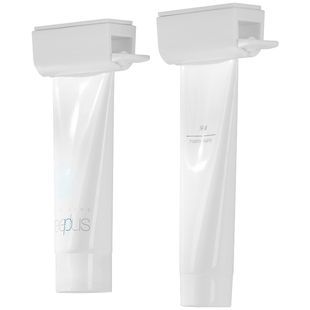 镜柜下磁吸挤牙膏器洗面奶挤压夹牙刷杯置物架浴室柜牙膏收纳神器