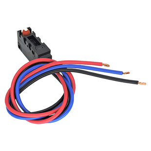 欧姆龙小型防水微动开关D2VW-5L1A-5L2A-1M -2M 行程按钮限位滚轮