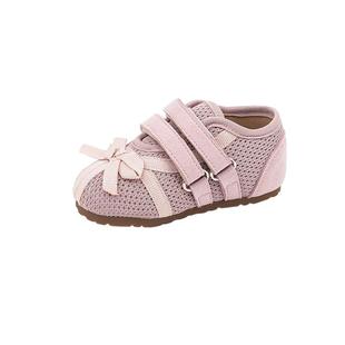 GINUORAT奇诺鼠儿童板鞋新款女孩休闲鞋蝴蝶结女童鞋子宝宝走步鞋