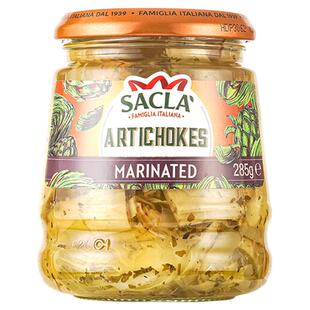萨克拉油浸朝鲜蓟意大利进口蔬菜罐头洋蓟心西餐沙拉前菜亚之竹心