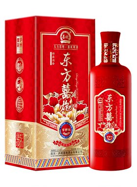 东方喜炮吉祥红52度浓香型白酒