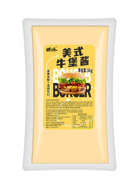 味中乐美式牛堡酱1kg汉堡酱