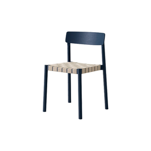 sort丹麦&Tradition复古餐椅亚麻织带实木椅北欧现代餐厅书房TK1