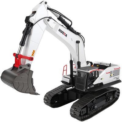 汇纳合金仿真工程车遥控挖掘机