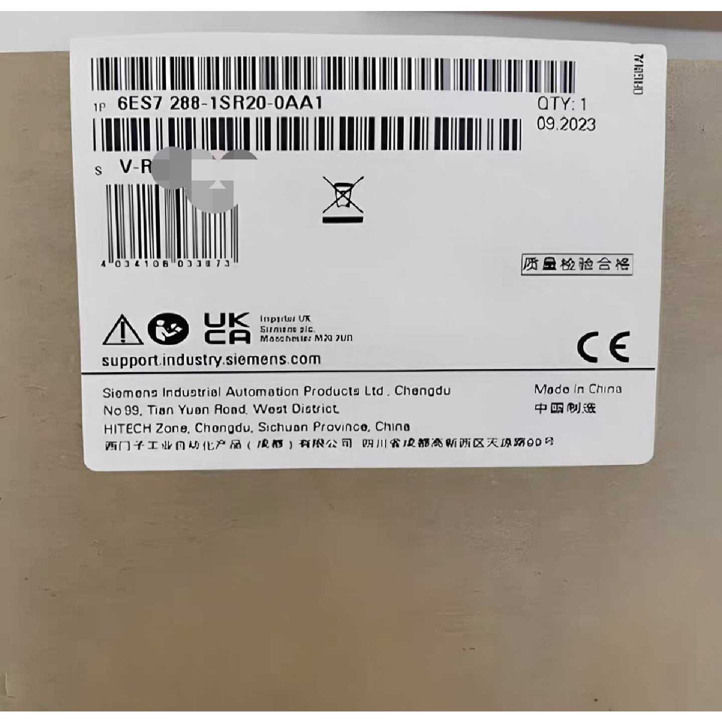 6ES72881SR200AA1西门子模块全新未开封议价