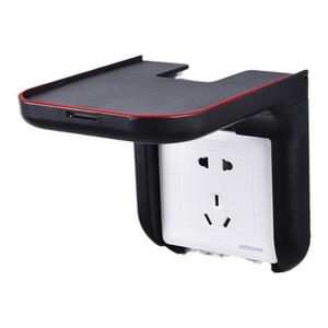 插座置物架手机孔插座支架免打孔壁挂路由器收纳盒摄像头多功能