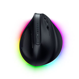 Razer雷蛇Pro Click V2 Vertical 三模无线蓝牙AI垂直RGB办公鼠标