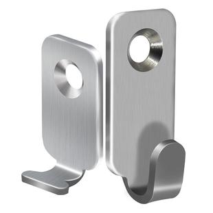 不锈钢金属挂钩床头婚纱照挂墙钩相框挂钉超重特大照片安装可钻孔