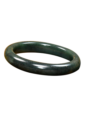 紫润轩和田玉戈壁料青玉青花是的