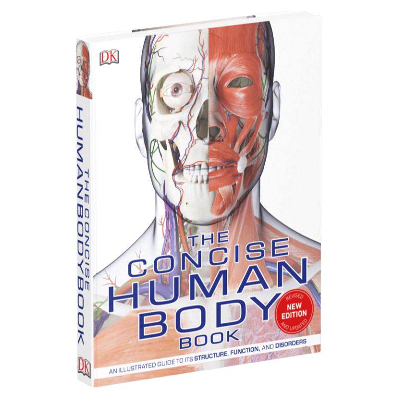 DK人体图解指南 英文原版 The Concise Human Body Book DK百科全书 人体解剖学视觉指南 骨骼肌肉系统运作全方面知识进口英语书籍