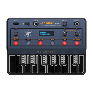 百灵达JT-4000M MICRO 4复音数模混合合成器琶音器roland JP-8000