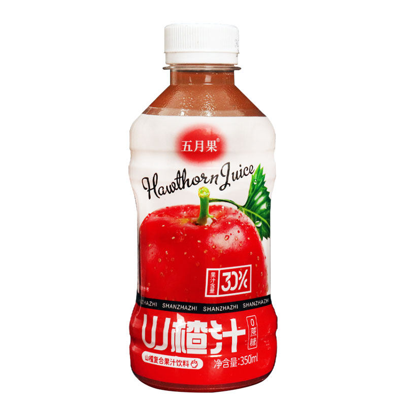 【买一发二】无糖山楂汁350m果汁饮料l整箱解油解腻清爽开胃饮品