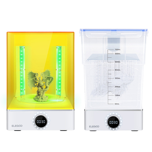 ELEGOO/爱乐酷Mercury XS家用光固化3d打印机二次固化机清洗机专业后处理