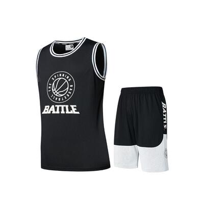 乔丹运动套装男排汗吸热篮球套装