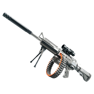 M416电动连发儿童玩具枪小男孩机关枪仿真加特林重机枪狙击软弹枪