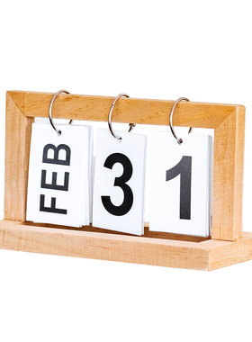 桌面装饰品创意台历日历ins摆件