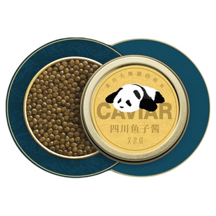 芙思塔鱼子酱营养丰富四川雅安熊猫限定版鱼籽酱开罐即食10g*1罐