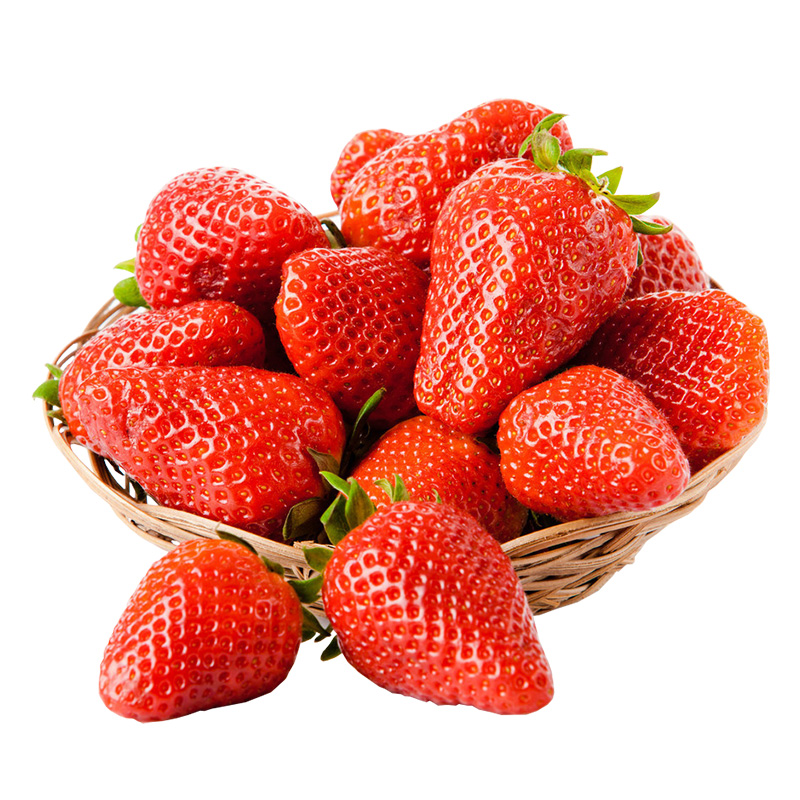 【丹东99超大草莓】辽宁东港九九红颜新鲜水果奶油礼盒牛奶旗舰店