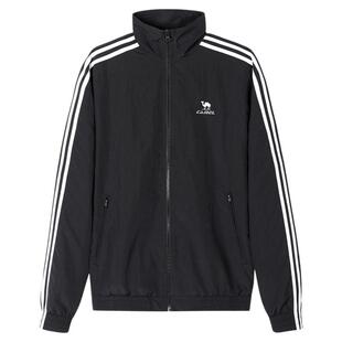 骆驼校园风衣春夏季立领拉链防泼水外套男女同款开衫运动夹克外套