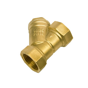 加厚铜三通接头内丝外丝三通过滤器 水管接头变径4分/6分水泵配件