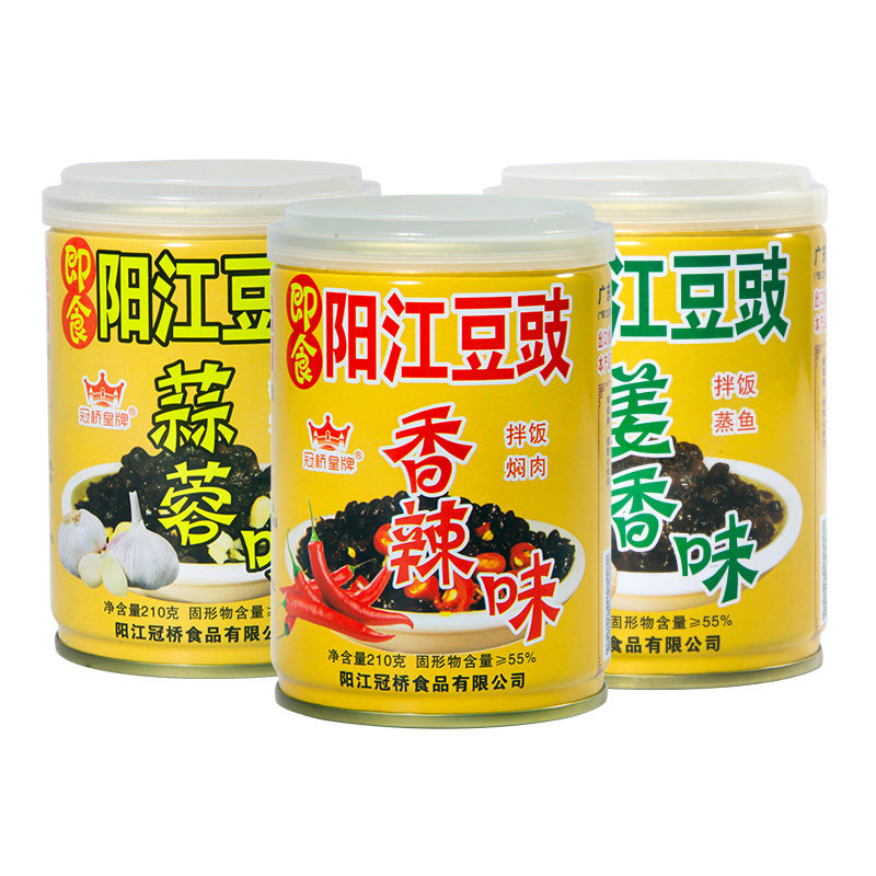 冠桥皇牌阳江即食豆豉拌饭拌面
