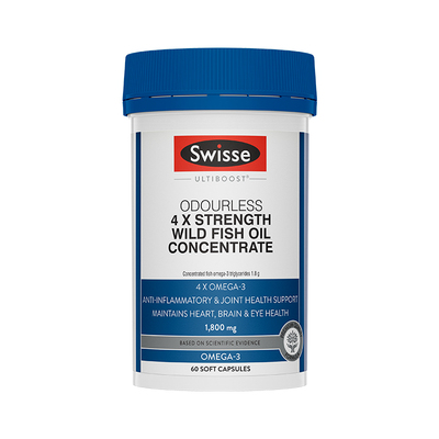 Swisse4倍鱼油omega3女生高浓款
