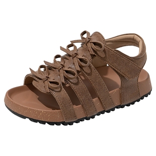 女童鞋子儿童洋气公主勃肯凉鞋2026新款夏季夏款大童软底沙滩女宝