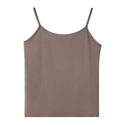 红豆莫代尔棉女吊带修身显瘦打底