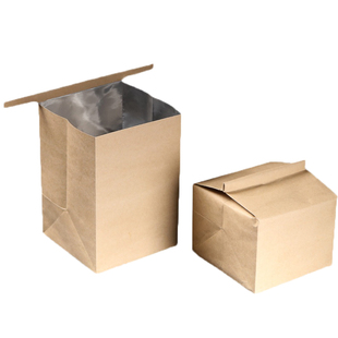 大号牛皮纸棉纸茶叶袋福鼎白茶普洱茶七饼通用内袋加厚铁丝铝箔袋