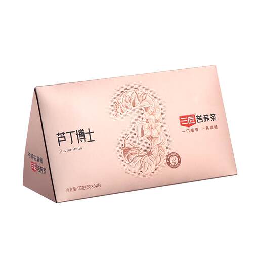 三匠高芦丁黑苦荞茶大凉山苦荞麦茶独立小袋健康养生茶自研款