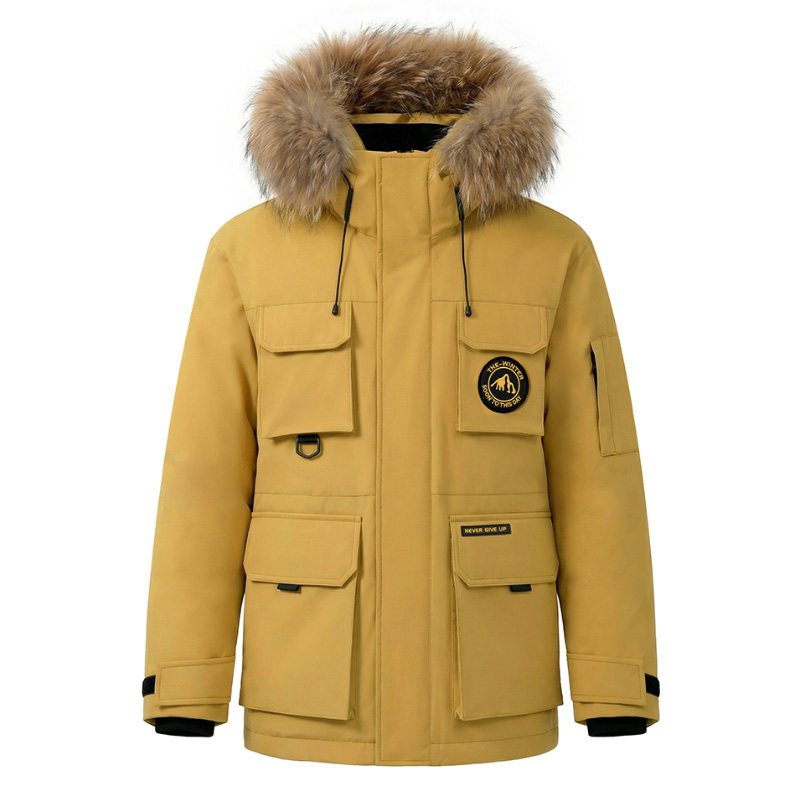 雪中飞派克羽绒服工装女款冬季